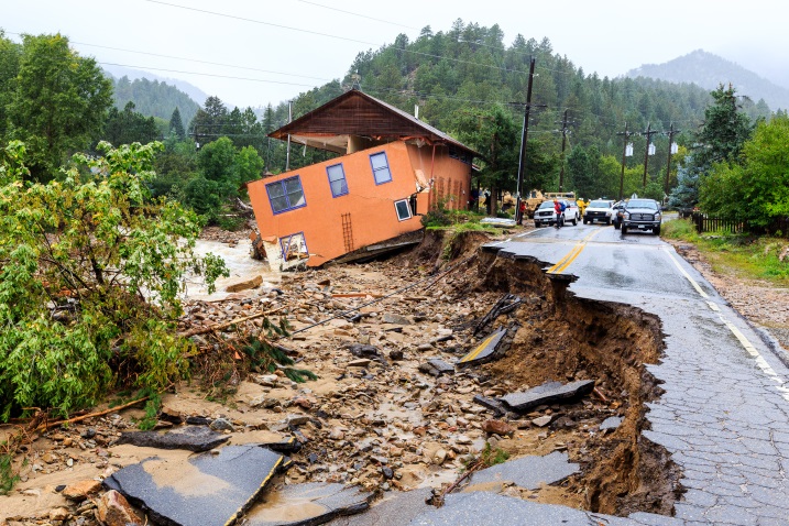 Source - Federal Emergency Management Agency. Colorado Town Isolated. May 1, 2014. Photo by Steve Sumwalt.