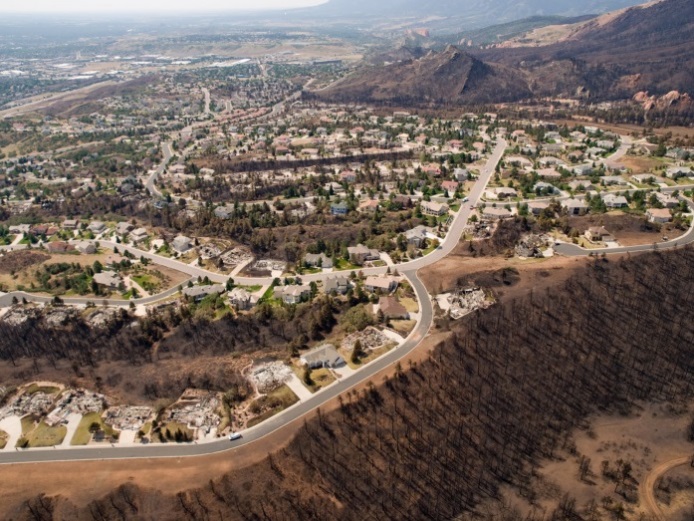 Aerial View of Waldo Canyon